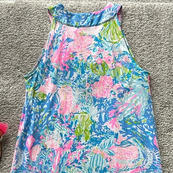 Lilly Pulitzer Rose Shift Dress Bali Blue Once Upon A Tide - Picture 6 of 7